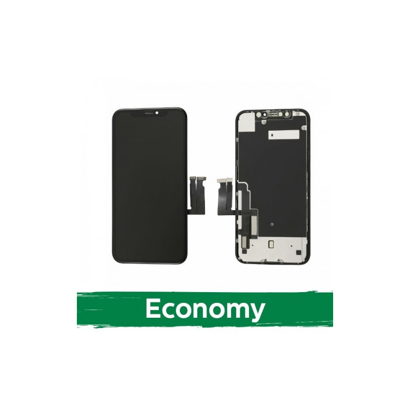 Screen for iPhone XR black (INCELL with metal sheet / Economy)