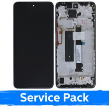 Screen for Xiaomi Mi 10T Lite 5G with frame / Pearl Gray / (Service Pack)