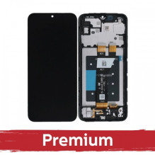 Screen for Samsung A146P A14 5G black with frame OEM