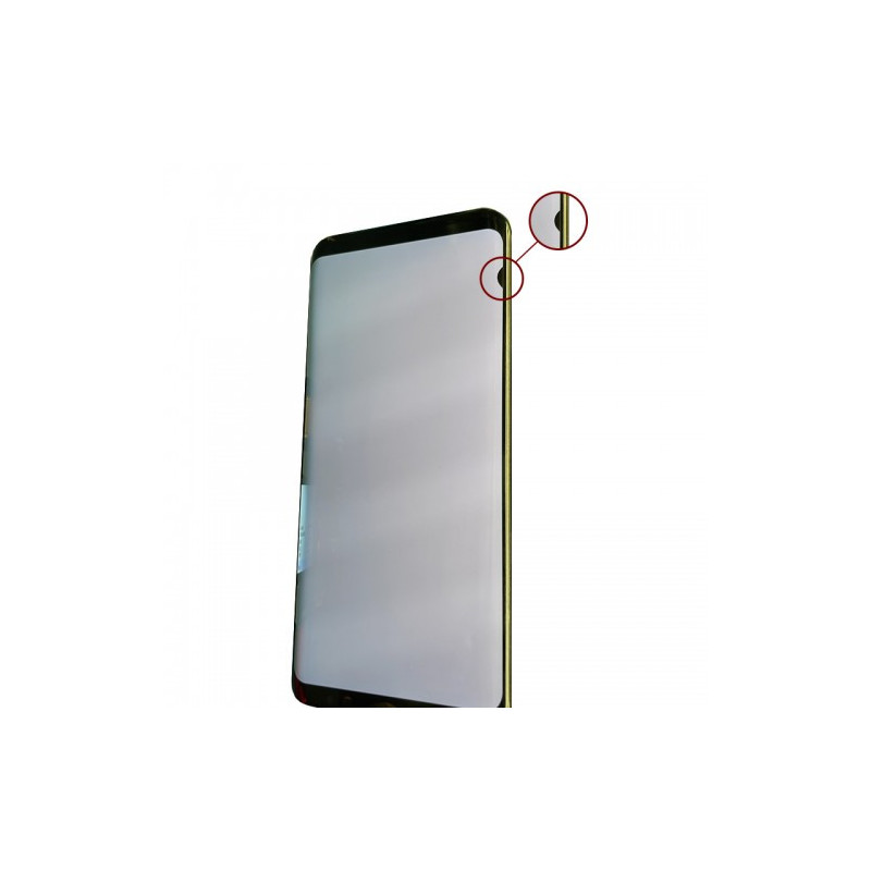 Ekranas skirtas Samsung G950 S8 su rėmeliu / Orchid Gray / (Atnaujintas: Telemax) (defektuotas 1)