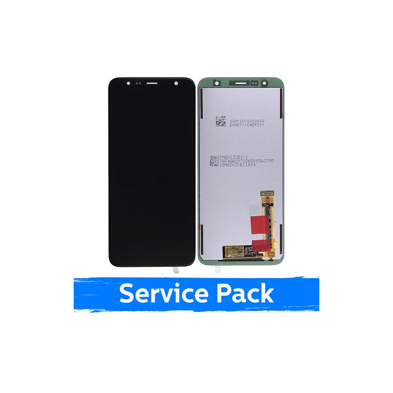 Ekranas skirtas Samsung J610 / J415 / J410 J6+ / J4+ 2018 juodas (Service Pack)