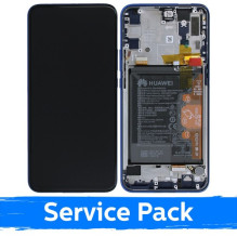 Screen for Huawei P Smart Z with frame / Sapphire Blue / (Service Pack)