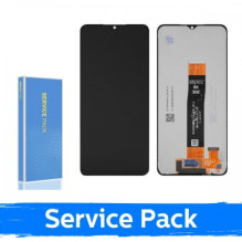 Screen for Samsung A136 A13 5G / A047 A04s / M136 M13 black (Service Pack / Aftermarket)(NF version)
