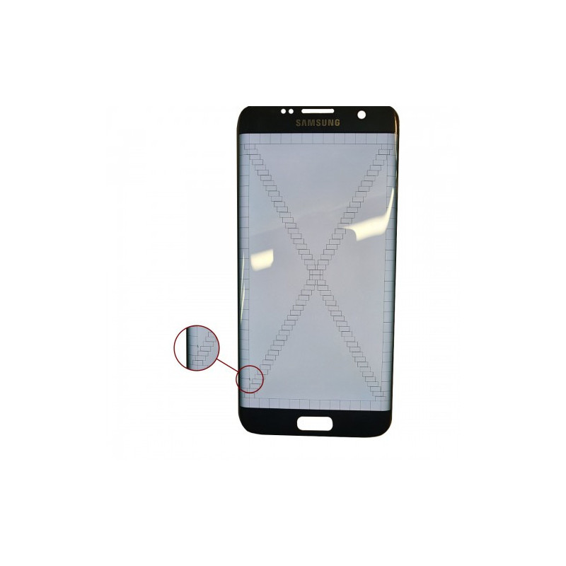 Ekranas skirtas Samsung G935 S7 Edge juodas (Atnaujintas:Telemax) (defektuotas 77)