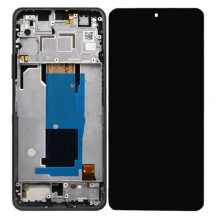 Screen for Xiaomi Redmi Note 11 Pro+ 5G (11 Pro Plus 5G) with frame / Mysterious Black / HQ