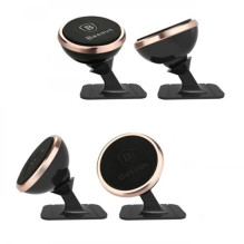 Car holder Baseus 'Overseas Edition' silver (magnetic / adhesive)
