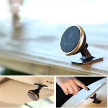 Car holder Baseus 'Overseas Edition' silver (magnetic / adhesive)