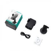 Joyroom car holder 'ZS219' black / automatic locking (wireless charging 15W) (non-magnetic / adhesive)