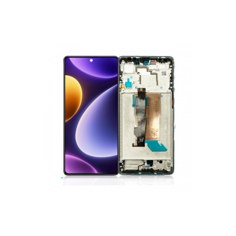 Ekranas skirtas Xiaomi Poco F5 5G su rėmeliu / Black / HQ