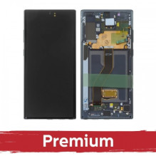 Screen for Samsung N975 Note 10 Plus with frame / Aura Black / OEM