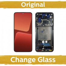 Screen for Xiaomi 13 with frame / Black / (Updated: China)