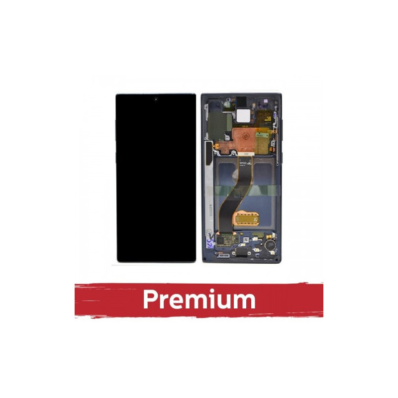 Ekranas skirtas Samsung N975 Note 10 Plus su rėmeliu / Aura Glow / OEM