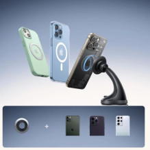 Car holder Joyroom'JR-ZS406' black (magnetic / adhesive) Car holder Joyroom'JR-ZS406' black (magnetic / adhesive)