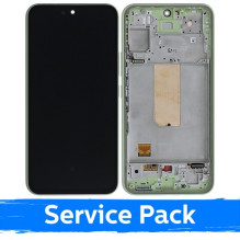 Ekranas skirtas Samsung A546 A54 5G su rėmeliu / Lime / (Service Pack)