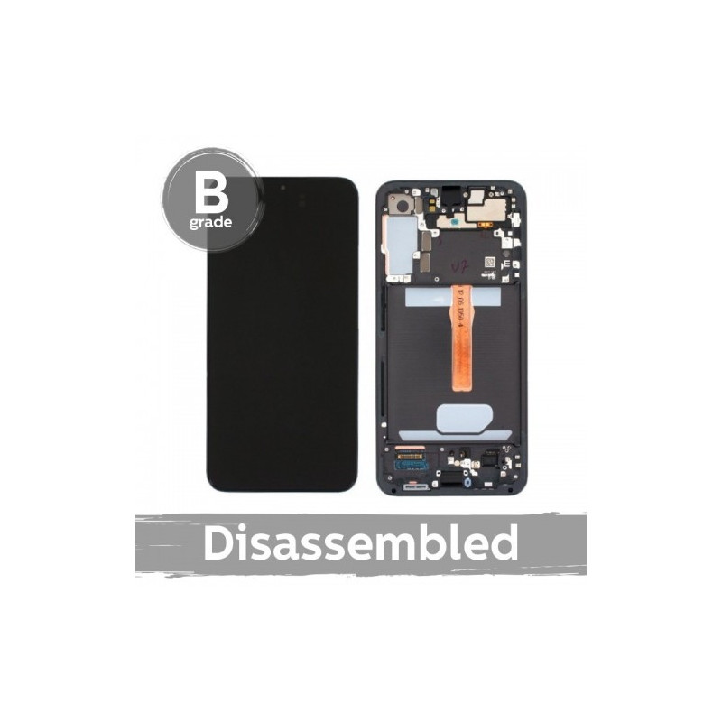 Screen for Samsung S906 S22 Plus with frame / Phantom Black (Graphite) / (9 / 10 used)