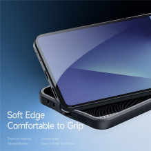 Dėklas Dux Ducis "Aimo Mag" skirtas Samsung F731 Z Flip5 juodas Dėklas Dux Ducis "Aimo Mag" skirtas Samsung F731 Z Flip5 juodas