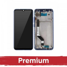 Ekranas skirtas Xiaomi Redmi Note 9S (Note 9 Pro) su rėmeliu / Blue / OEM