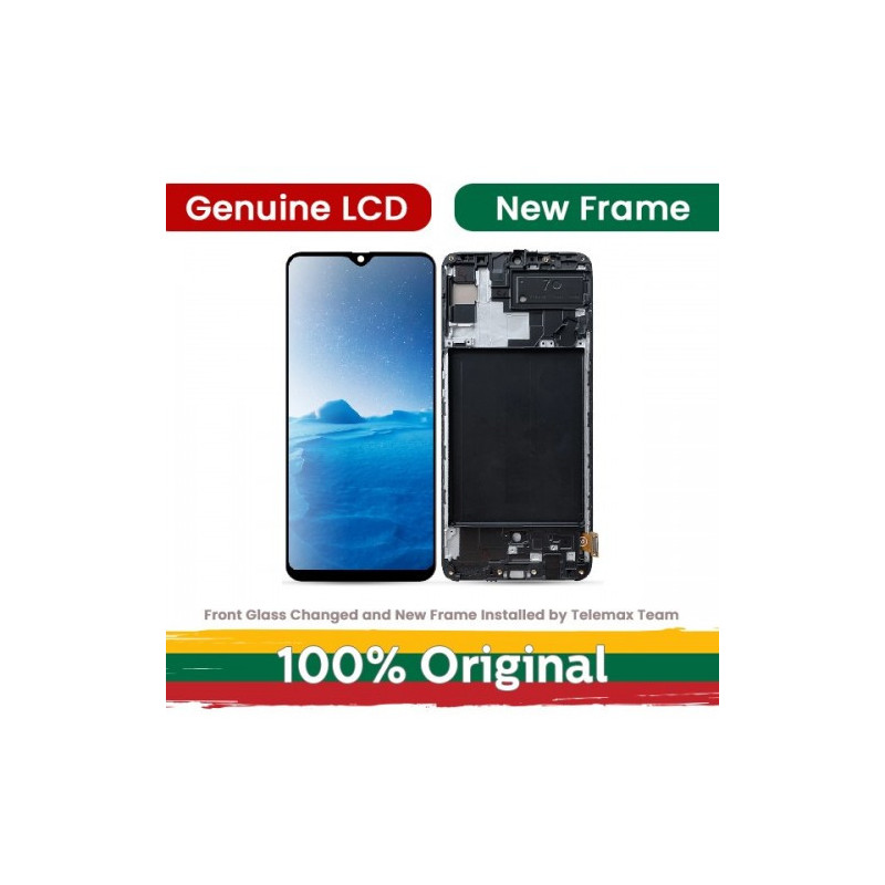 Ekranas skirtas Samsung G780 S20 FE (G781 S20 FE 5G) su rėmeliu / Cloud Mint / (Atnaujintas: Telemax)