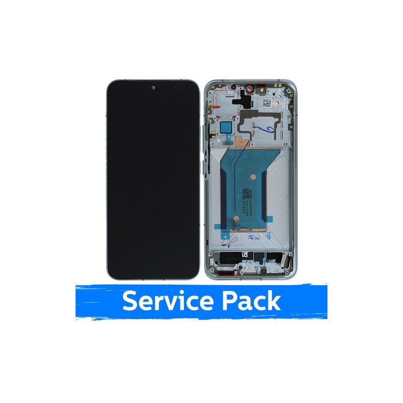Screen for Xiaomi 14 with frame / Jade Green / (Service Pack)