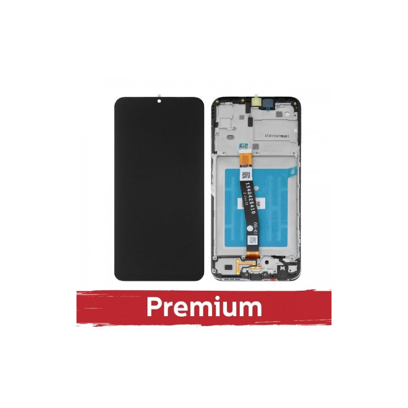 Ekranas skirtas Samsung A226 A22 5G juodas su rėmeliu OEM