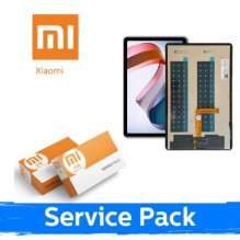 Ekranas skirtas Xiaomi Redmi Pad 10.6'' (2022) juodas su rėmeliu (Service Pack)