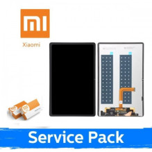 Ekranas skirtas Xiaomi Redmi Pad SE juodas su rėmeliu (Service Pack)