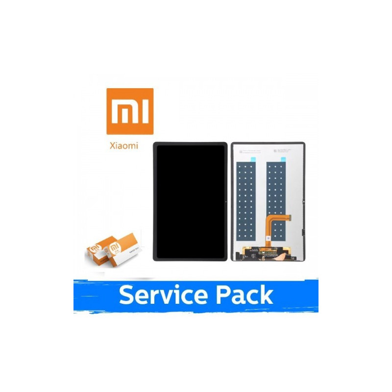 Ekranas skirtas Xiaomi Redmi Pad SE juodas su rėmeliu (Service Pack)