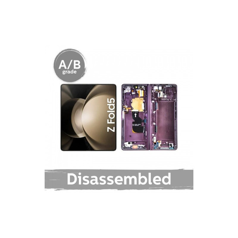 Screen for Samsung F946 Z Fold5 (INNER) with frame / Cream / (9.5 / 10 used)