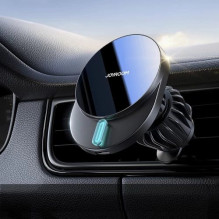 Automobilinis laikiklis Joyroom 'JR-ZS409' juodas (15W / Magsafe Compatible) (magnetinis / grotelėms)