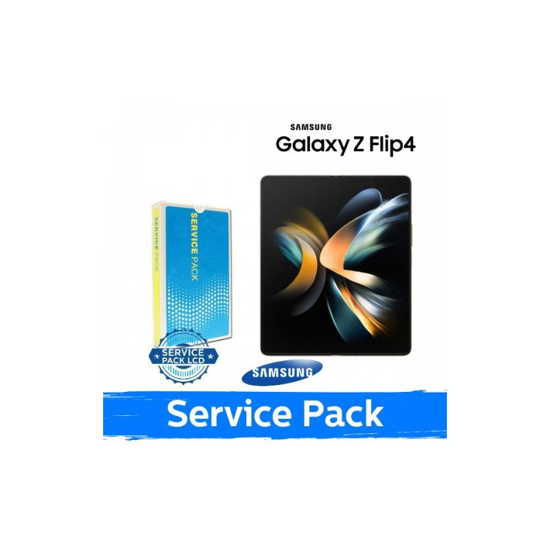Ekranas skirtas Samsung F936 Z Fold4 (INNER) juodas (Service Pack) (NF version)