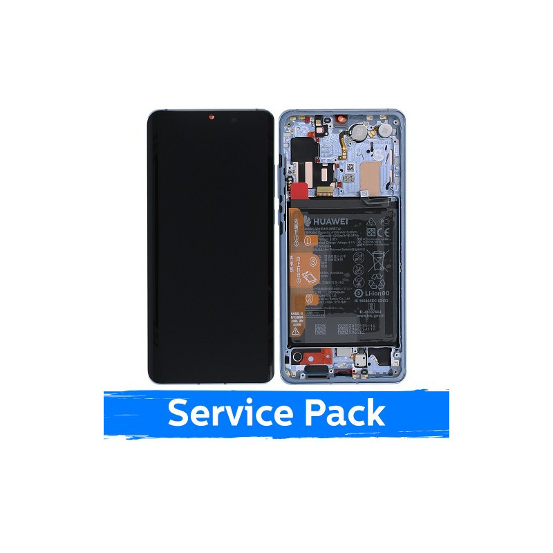 Screen for Huawei P30 Pro with frame / Breathing Crystal / (Service Pack)