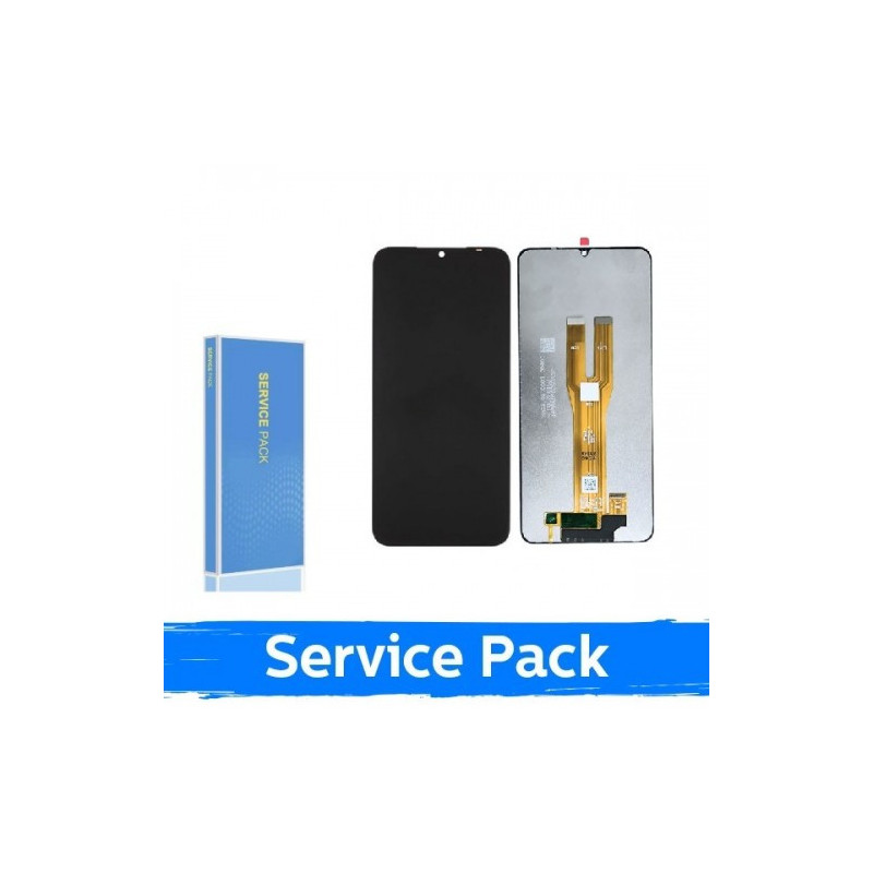 Ekranas skirtas Samsung A065 A06 (2024) juodas (Service Pack / Aftermarket)(NF version)