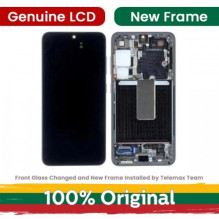 Screen for Samsung S916 S23 Plus with frame / Green / (Updated: Telemax)