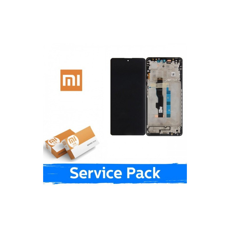 Ekranas skirtas Xiaomi Redmi Note 13 4G su rėmeliu / Ocean Sunset / (Service Pack)