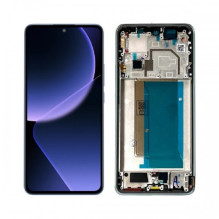 Ekranas skirtas Xiaomi 13T (13T Pro) su rėmeliu / Black / HQ