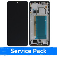 Ekranas skirtas Xiaomi 13T (13T Pro) su rėmeliu / Alpine Blue / (Service Pack)
