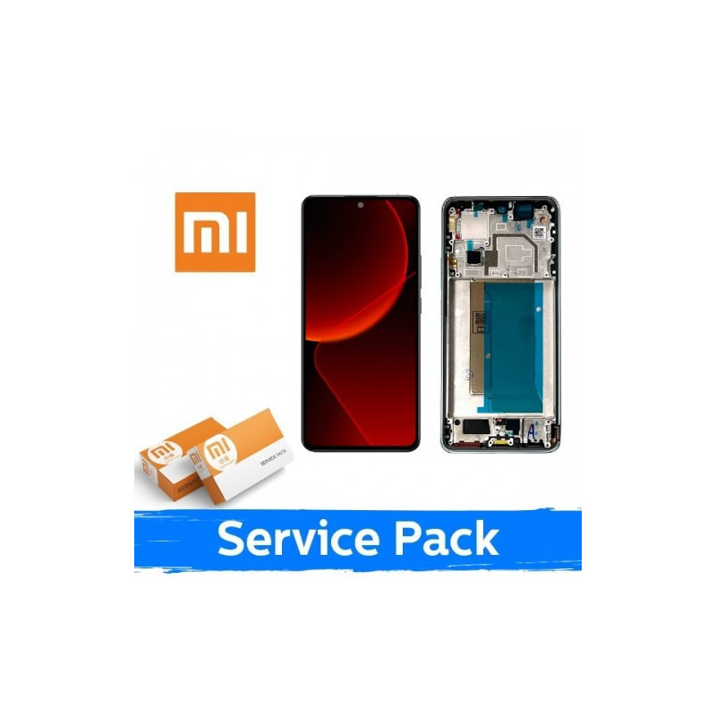 Screen for Xiaomi 13T (13T Pro) with frame / Meadow Green / (Service Pack)