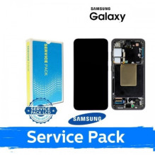 Ekranas skirtas Samsung S921 S24 su rėmeliu / Jade Green / (Service Pack)