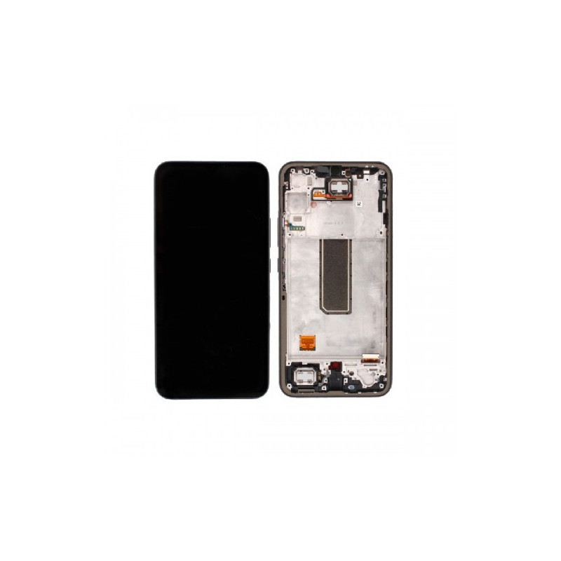 Screen for Samsung A346 A34 5G with frame / Graphite / HQ