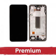 Ekranas skirtas Samsung A346 A34 5G su rėmeliu / Graphite / OEM