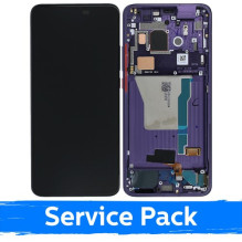 Ekranas skirtas Xiaomi Poco F2 Pro su rėmeliu / Electric Purple / (Service Pack)