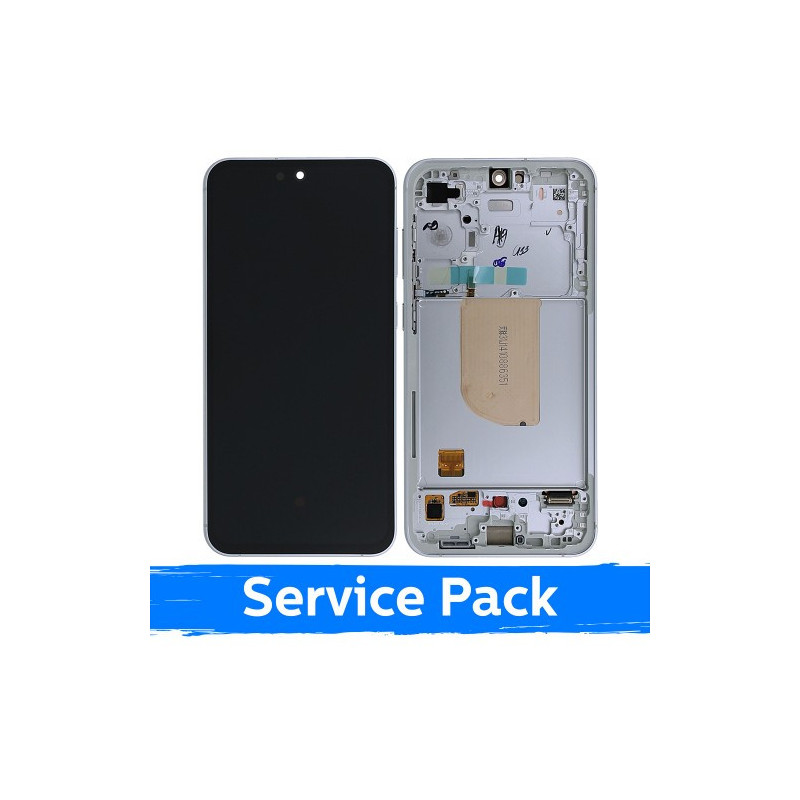 Screen for Samsung S711 S23 FE with frame / Cream (Mint / Graphite / Purple / Indigo / Tangerine) / (Service Pack)
