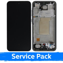Ekranas skirtas Samsung A356 A35 5G su rėmeliu / Navy / (Service Pack)