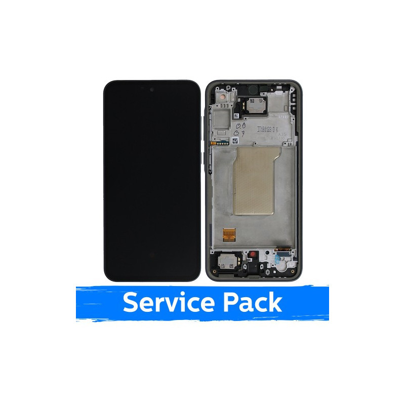 Ekranas skirtas Samsung A356 A35 5G su rėmeliu / Navy / (Service Pack)