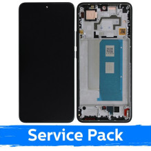 Ekranas skirtas Xiaomi Poco F5 Pro 5G su rėmeliu / Black / (Service Pack)