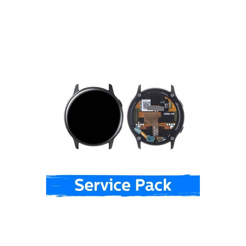 Screen for Samsung Watch Active 40mm with frame / Black / (Service Pack)