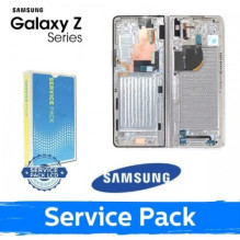 Ekranas skirtas Samsung F946 Z Fold5 (INNER) su rėmeliu / Cream / (Service Pack)