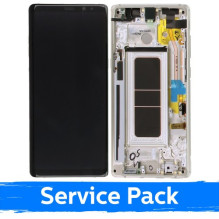 Ekranas skirtas Samsung N950 Note 8 su rėmeliu / Maple Gold / (Service Pack)