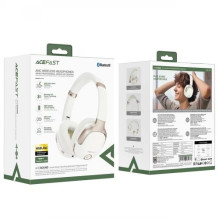 Wireless headphones Acefast 'H2' white (Bluetooth 5.3 / Active Noise Cancellation)