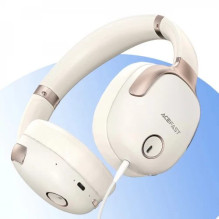 Wireless headphones Acefast 'H2' white (Bluetooth 5.3 / Active Noise Cancellation)